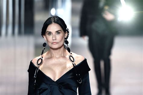 Demi Moore makes surprise cameo at Fendi’s haute couture show